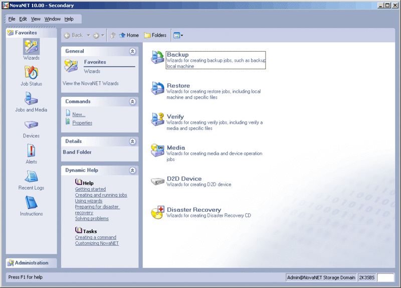 NovaNET 8.5 for Novell NetWare Screenshot
